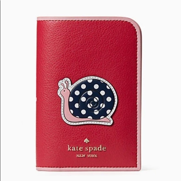 Authentic Kate Spade leather Snail card/Passport - Picture 3 of 12
